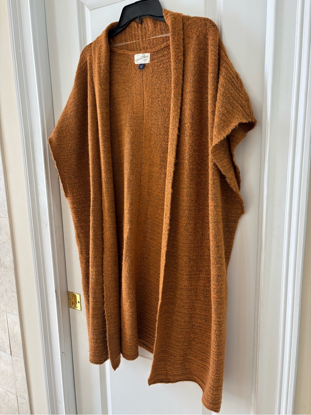 Universal Thread Open-Front Rust/Brown Knit Cardigan - Picture 5 of 6